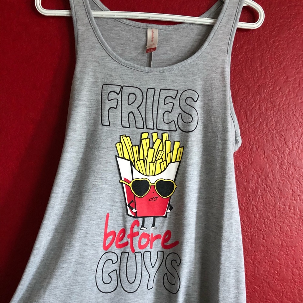 Super cute fries before guys tank